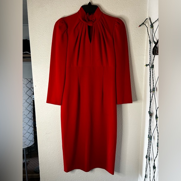Calvin Klein Dresses Calvin Klein Red Business Dress Poshmark